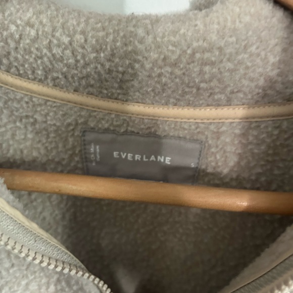 Everlane Renew Fleece Half-Zip Pullover - Oatmeal - Picture 7 of 8